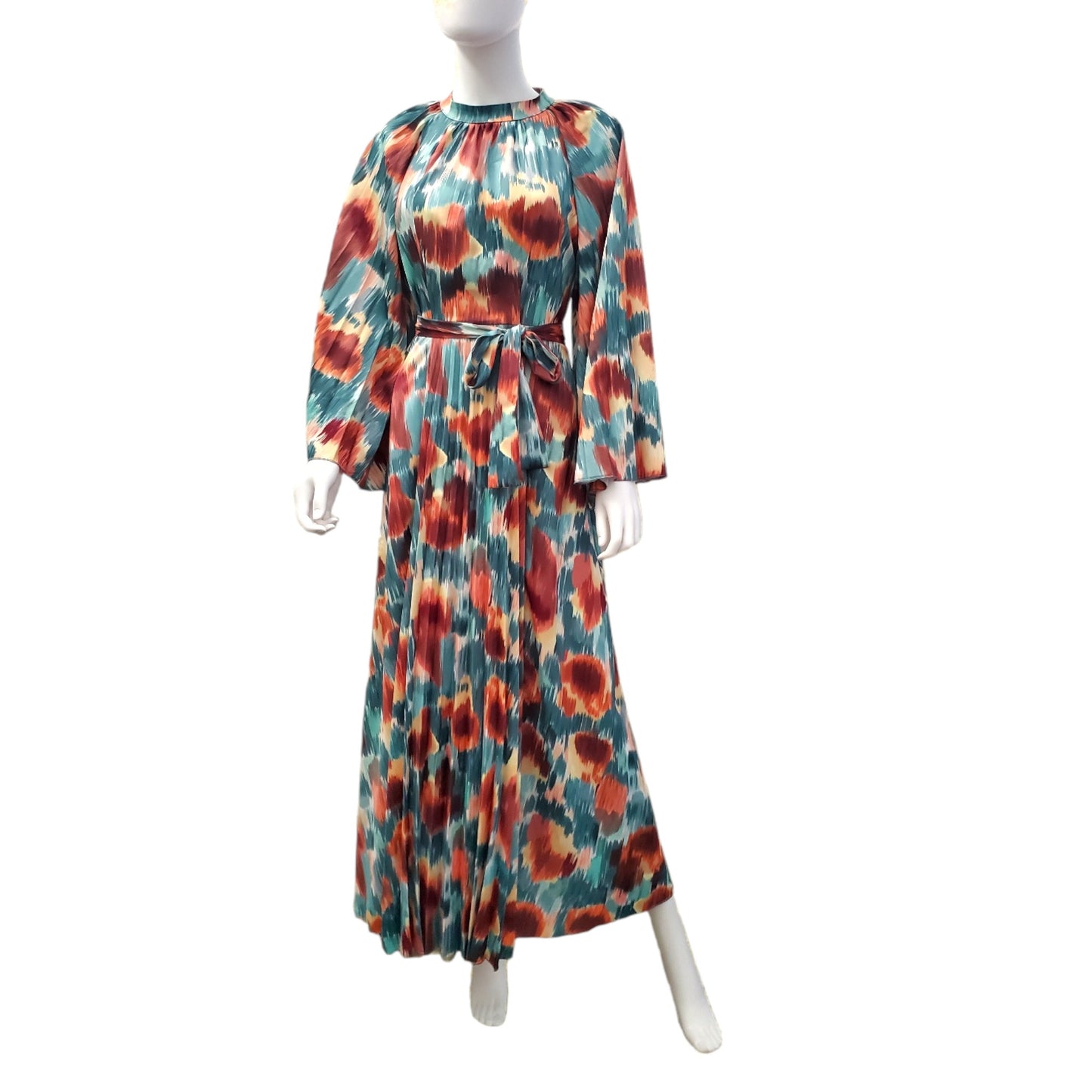 Multi-Print Maxi Dress